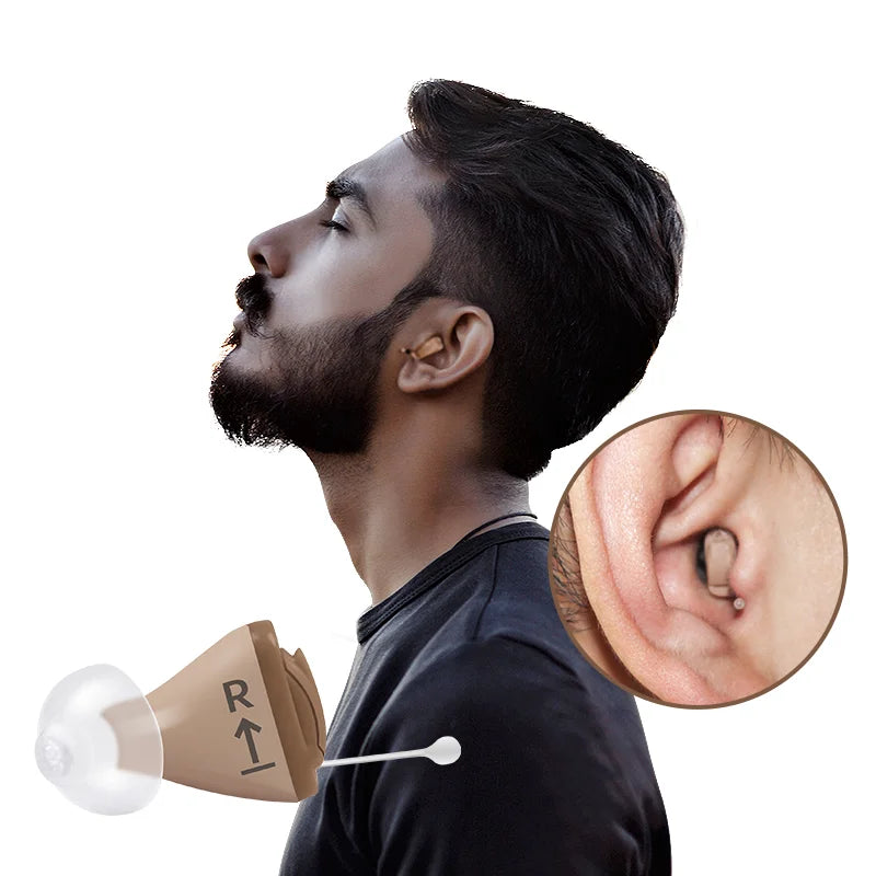 VoiceVivid™ ITC Mini Invisible Hearing Aids (App Controlled)