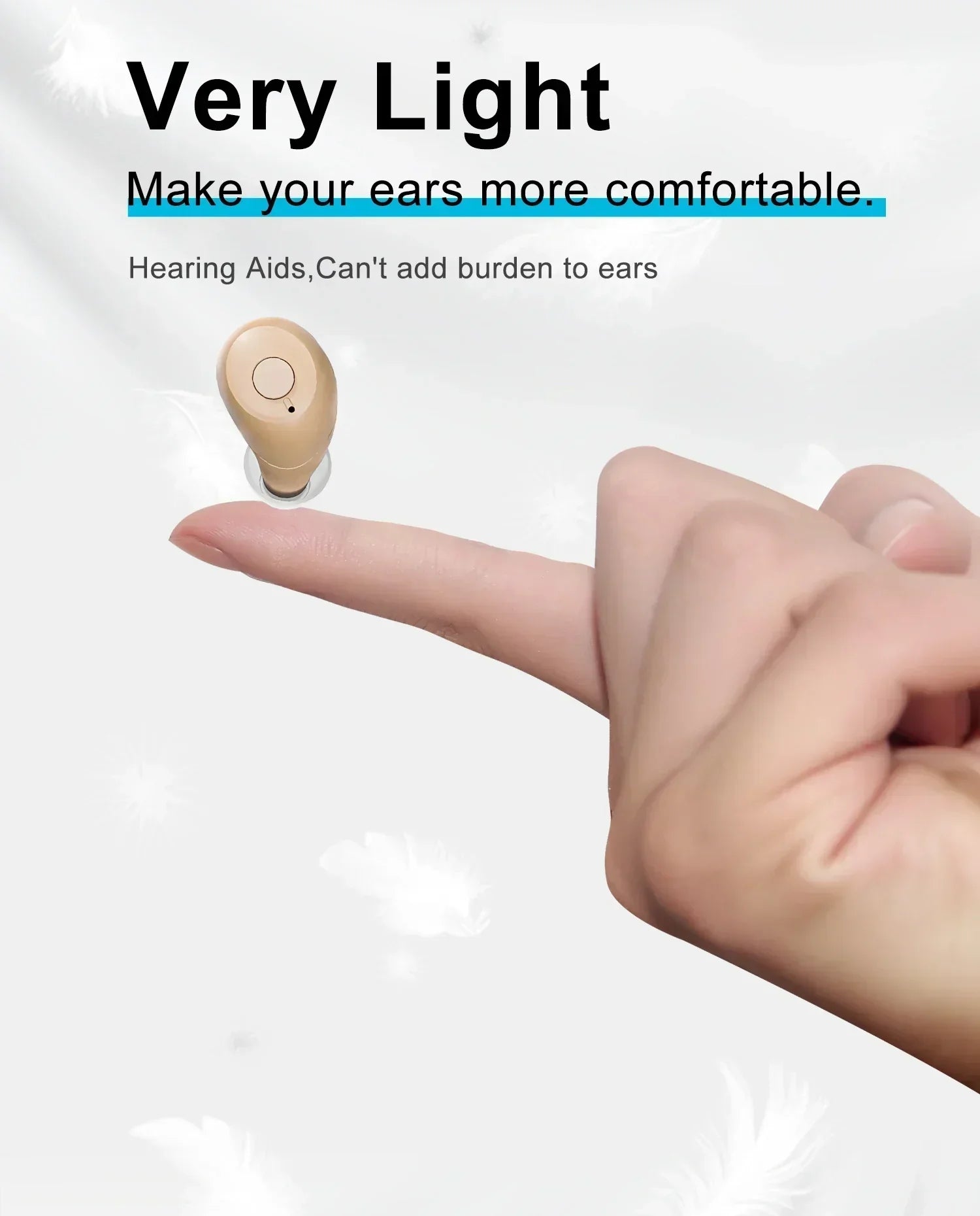 VoiceVivid™ Tiny ITE Bluetooth Hearing Aids (App Controlled)